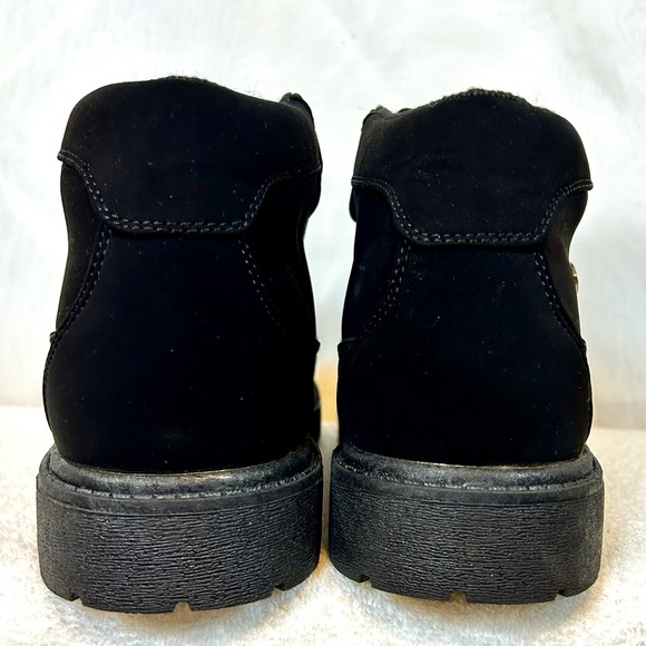 Lugz Mens Mantel Mid Man Made Mid-Calf Black Suede work Boots / Size 11 - Picture 7 of 15